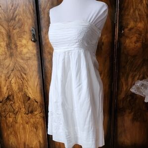 Jessica Simpson Strapless White Dress Size XS